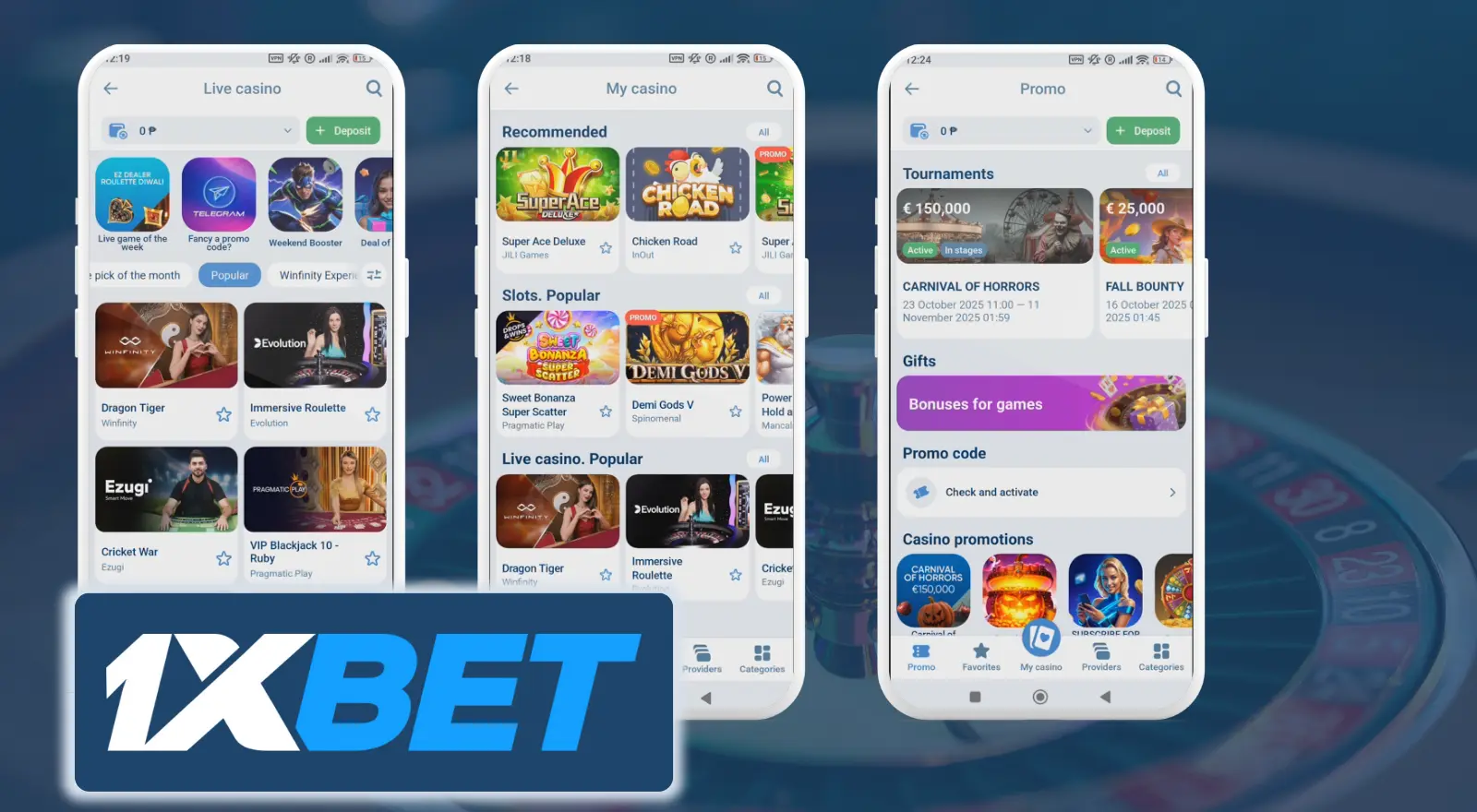 1xBet Casino App Review